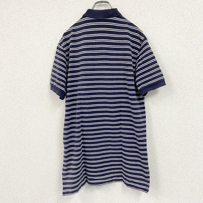 Polo By Ralph Lauren　ポロバイラルフローレン　半袖ポロシャツ　ボーダー柄　紺　ネイビー　Lサイズ