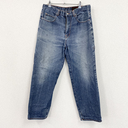 90s　GUESS JEANS　ゲスジーンズ　ペインターパンツ　デニムパンツ/ジーンズ　インディゴ　Lサイズ