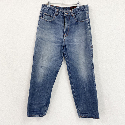 90s　GUESS JEANS　ゲスジーンズ　ペインターパンツ　デニムパンツ/ジーンズ　インディゴ　Lサイズ