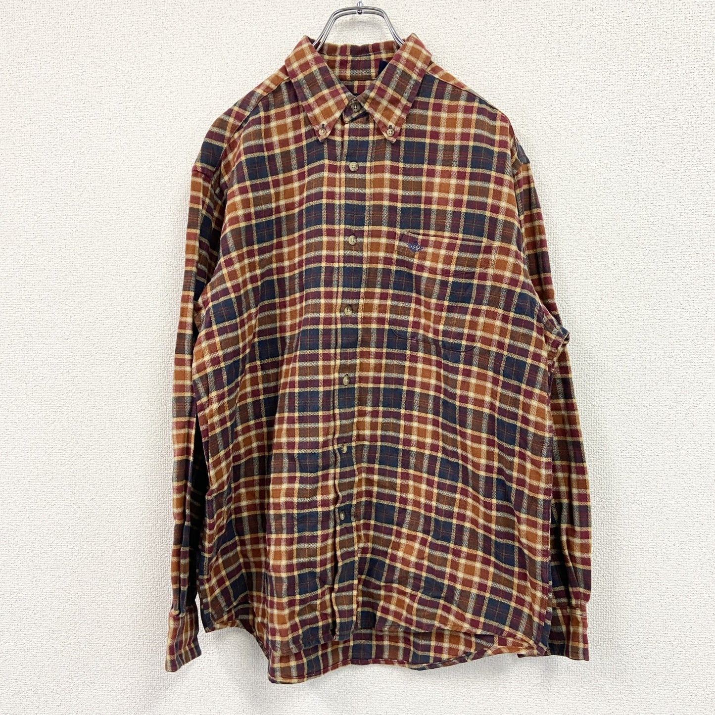 DOCKERS　ドッカーズ　長袖シャツ　チェック柄　マルチカラー　Lサイズ