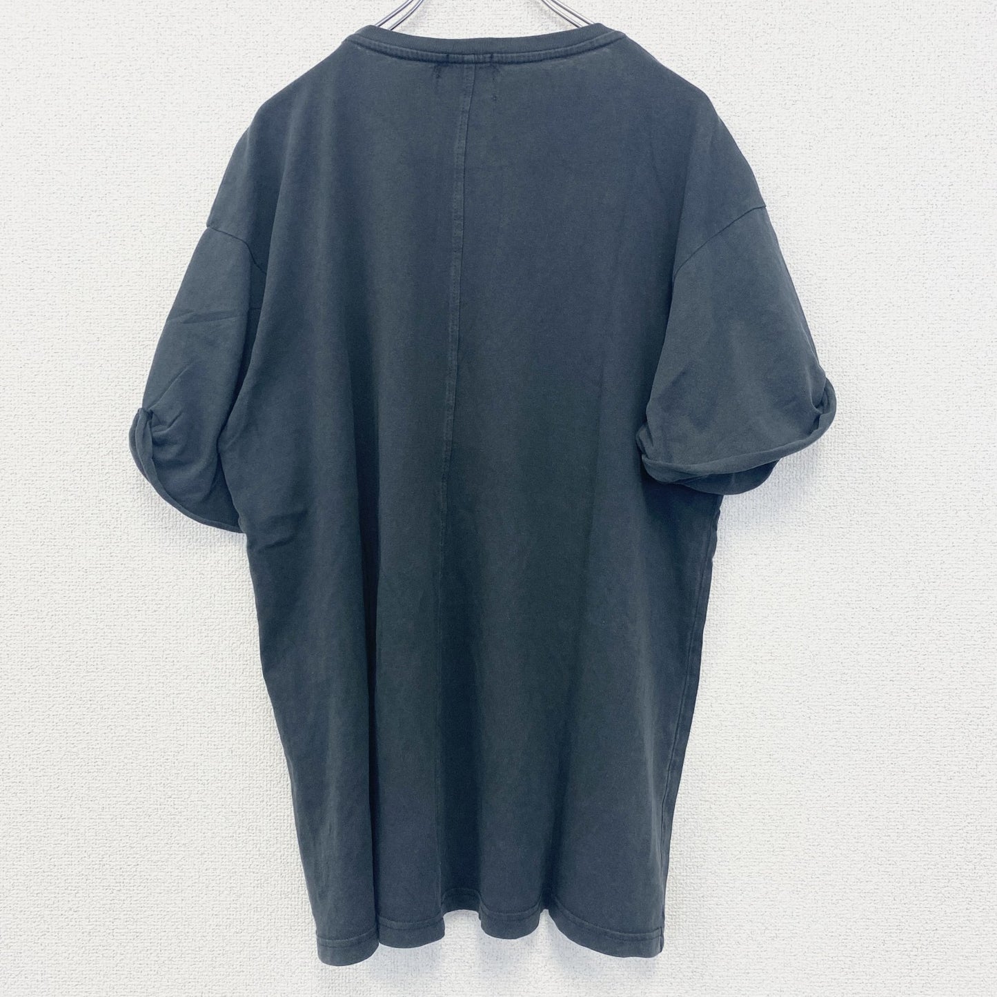 古着 used　半袖バンドプリントTシャツ　黒　ブラック　AC/DC　ハードロック　メタル　クルーネック　レトロデザイン　Lサイズ