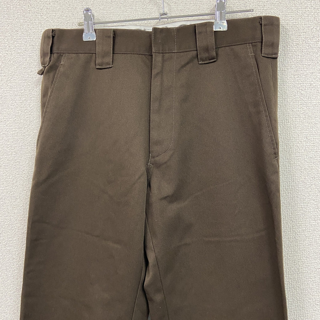 Dickies　ディッキーズ　ワークパンツ/チノパンツ　ジップフライ　茶色　ブラウン