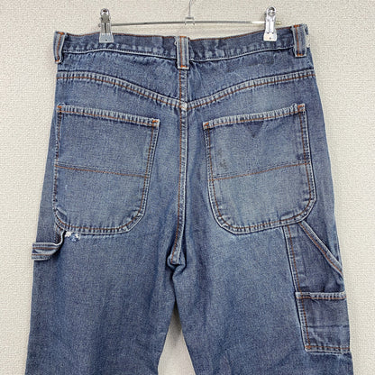 90s　GUESS JEANS　ゲスジーンズ　ペインターパンツ　デニムパンツ/ジーンズ　インディゴ　Lサイズ