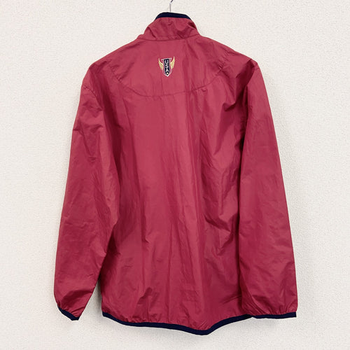 00s　NIKE　ナイキ　ハーフジッププルオーバージャケット　スウッシュ　ヴィンテージ　赤　レッド　Sサイズ