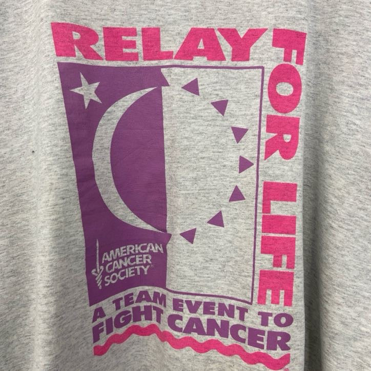 古着 used　90s　Hanes ヘインズ　半袖プリントTシャツ　ヴィンテージ　シングルステッチ　霜降りカラー　XLサイズ