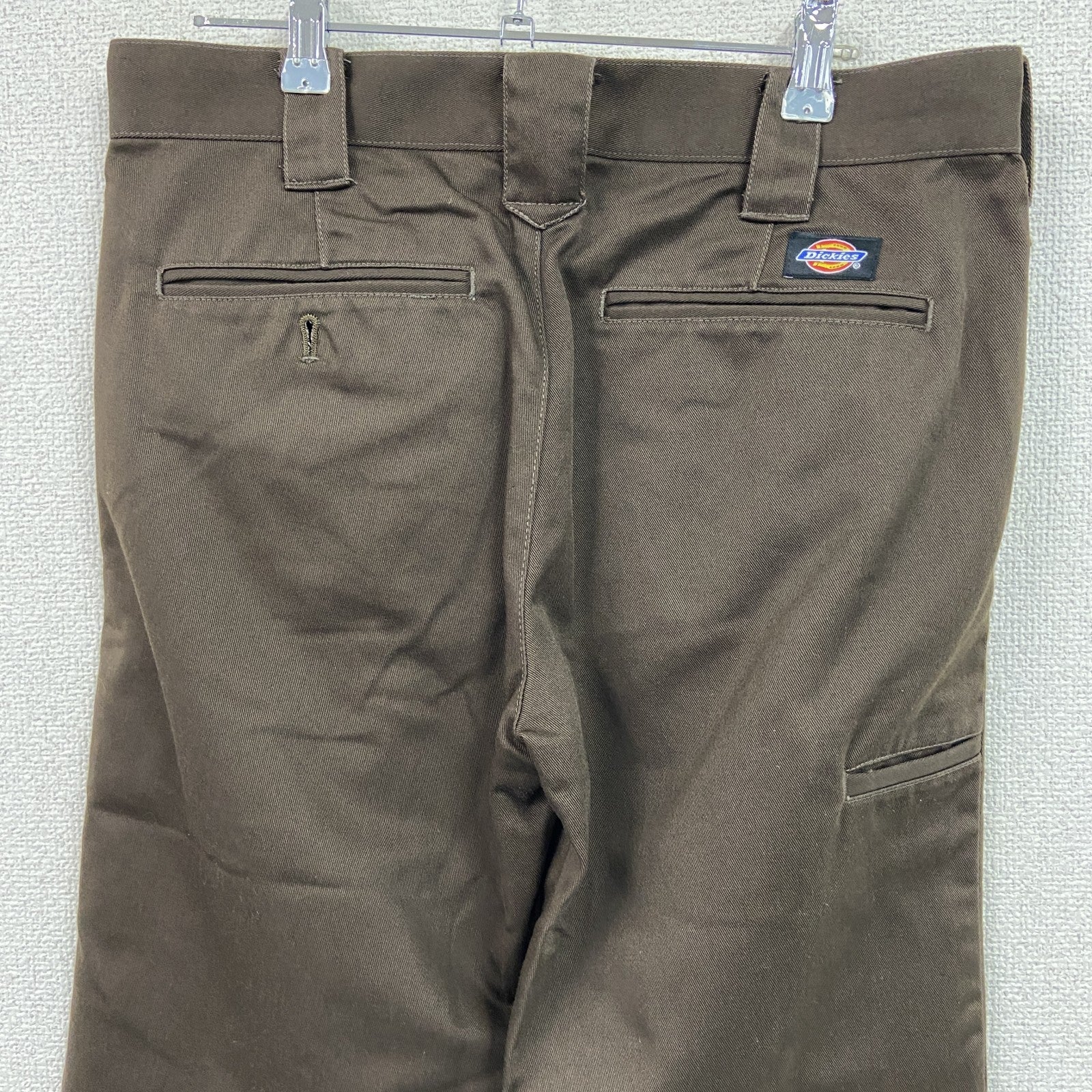 Dickies　ディッキーズ　ワークパンツ/チノパンツ　ジップフライ　茶色　ブラウン