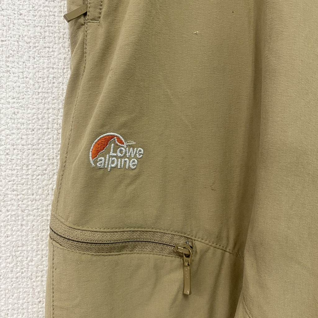 Lowe alpine　ロウアルパイン　トレッキングパンツ　刺繍ロゴ　ワンポイント　ジップポケット　ベージュ　30サイズ