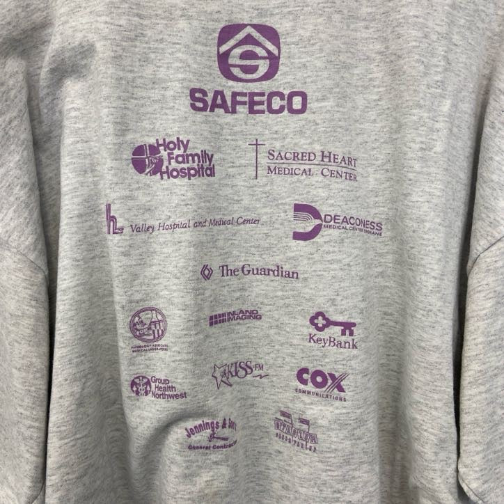 古着 used　90s　Hanes ヘインズ　半袖プリントTシャツ　ヴィンテージ　シングルステッチ　霜降りカラー　XLサイズ