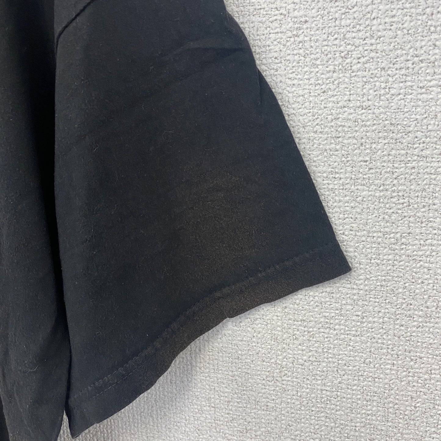 古着 used　半袖プリントTシャツ　黒　ブラック　魚　釣り　ブラックバス　クルーネック　レトロデザイン　XLサイズ