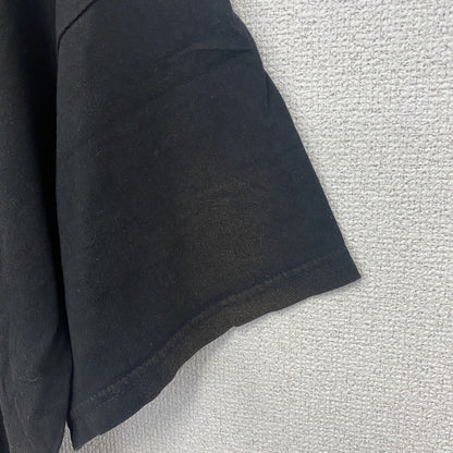 古着 used　半袖プリントTシャツ　黒　ブラック　魚　釣り　ブラックバス　クルーネック　レトロデザイン　XLサイズ