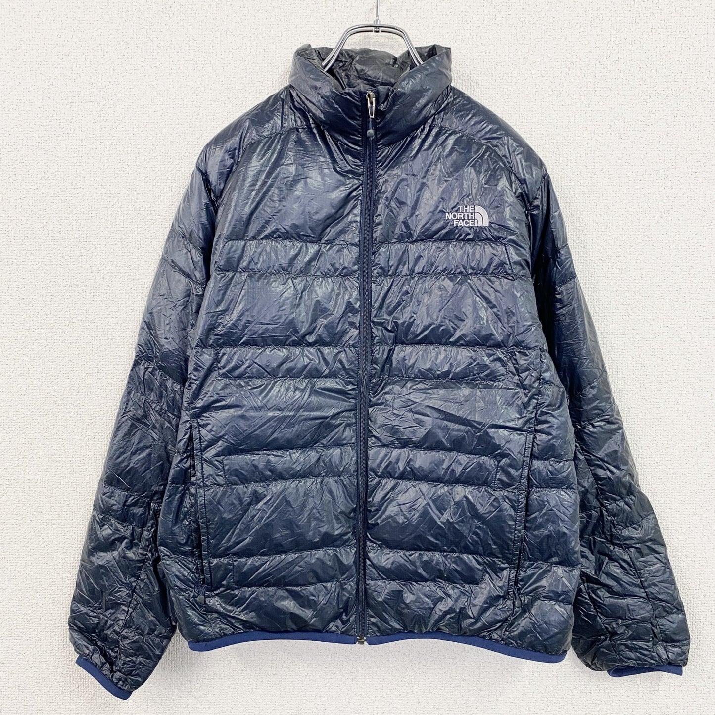 THE NORTH FACE　ザ・ノースフェイス　ライトヒートジャケット　ダウンジャケット　紺　ネイビー　Lサイズ