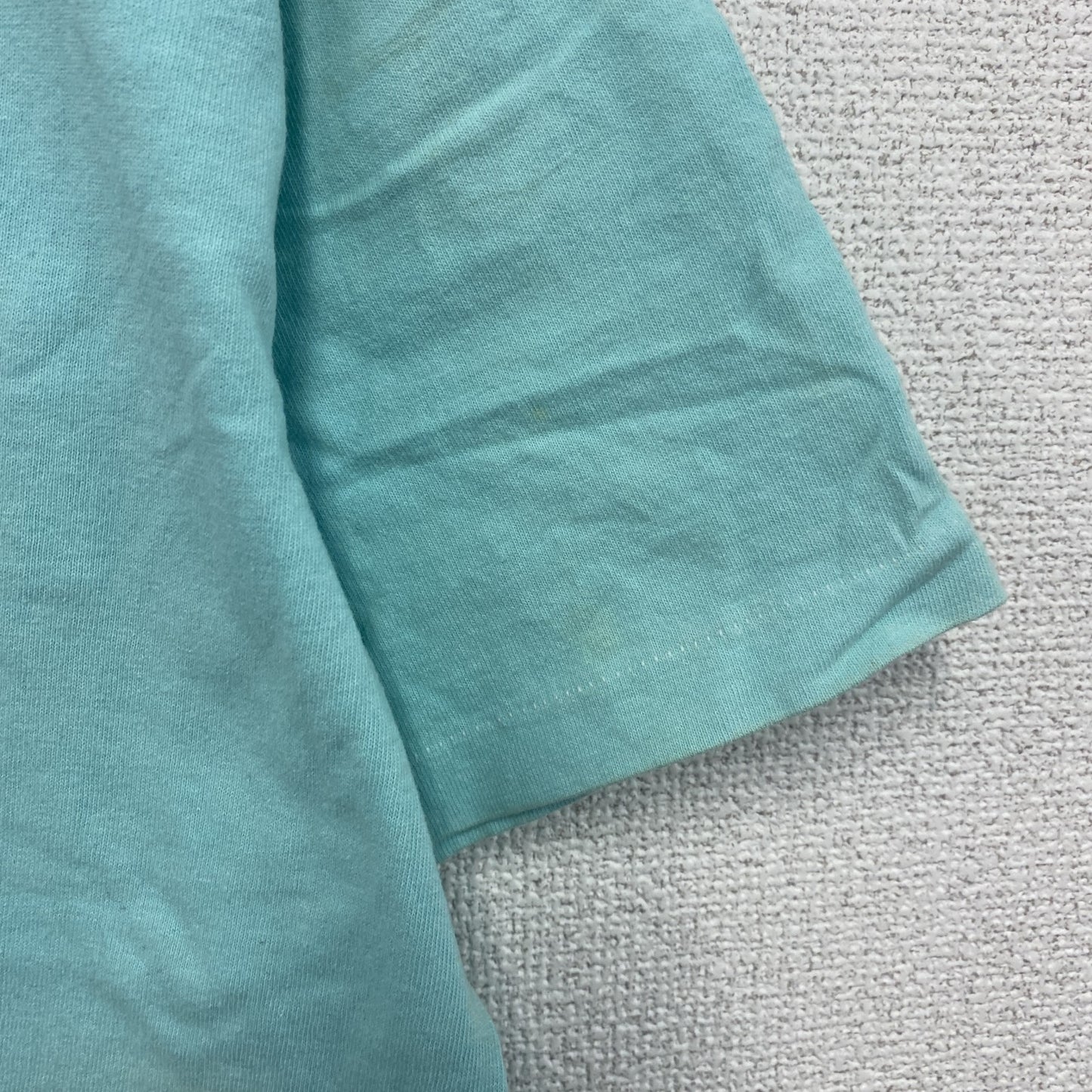 TEE JAYS　softee　半袖プリントTシャツ　シングルステッチ　水色　ライトブルー　Mサイズ