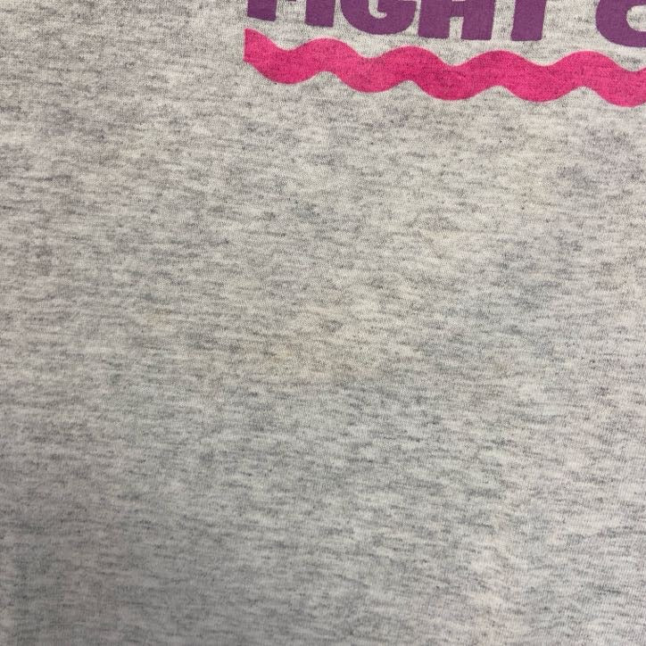 古着 used　90s　Hanes ヘインズ　半袖プリントTシャツ　ヴィンテージ　シングルステッチ　霜降りカラー　XLサイズ