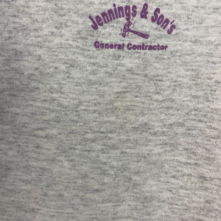 古着 used　90s　Hanes ヘインズ　半袖プリントTシャツ　ヴィンテージ　シングルステッチ　霜降りカラー　XLサイズ