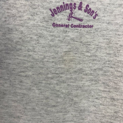 古着 used　90s　Hanes ヘインズ　半袖プリントTシャツ　ヴィンテージ　シングルステッチ　霜降りカラー　XLサイズ