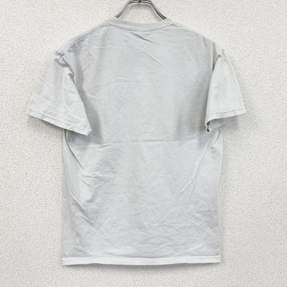 GILDAN　ギルダン　半袖プリントTシャツ　resistance　クルーネック　白　ホワイト　Mサイズ