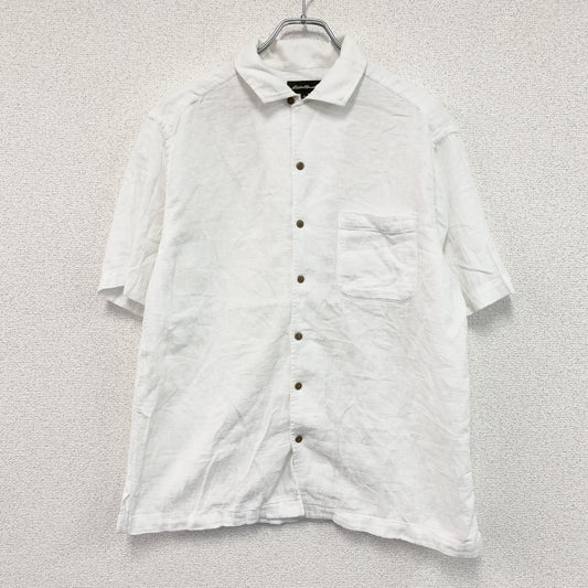 Eddie Bauer　エディーバウアー　半袖シャツ　白　ホワイト　Mサイズ