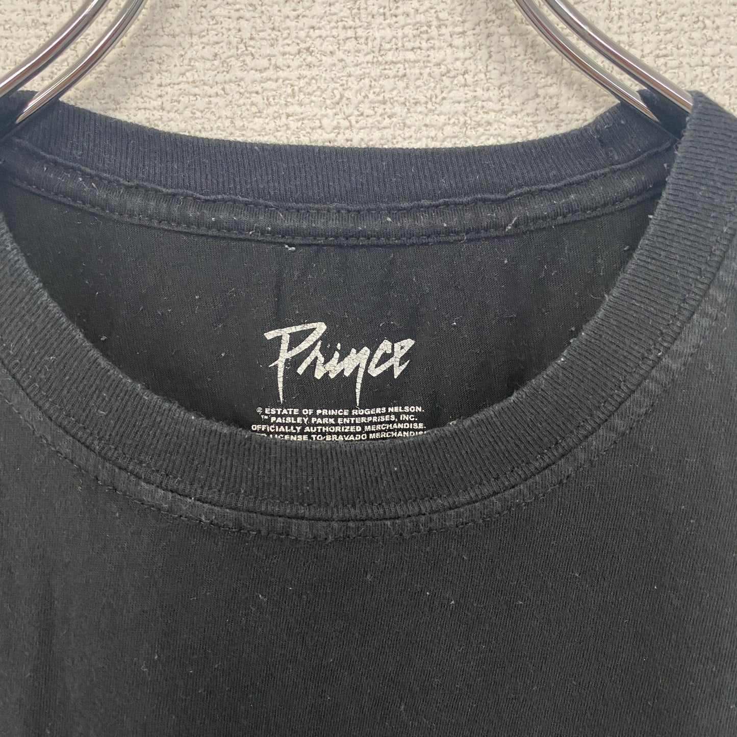 古着 used　半袖バンドプリントTシャツ　黒　ブラック　パープルレイン　プリンス　ロック　映画　レトロデザイン　Mサイズ