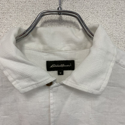 Eddie Bauer　エディーバウアー　半袖シャツ　白　ホワイト　Mサイズ