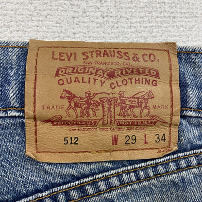Levi's　リーバイス　512　デニムパンツ/ジーンズ　ジップフライ　インディゴ　W29サイズ