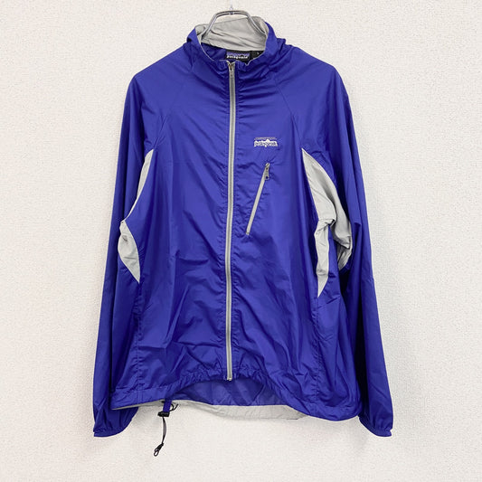 01年製　Patagonia　パタゴニア　ベロシティシェルジャケット　ヴィンテージ　ブルー　Lサイズ
