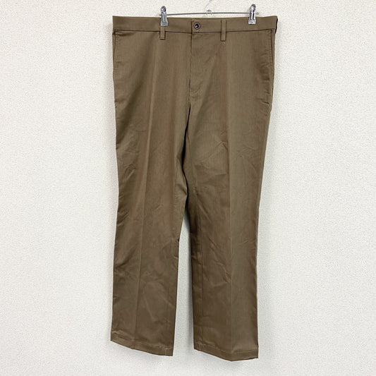Eddie Bauer　エディーバウアー　チノパンツ　ジップフライ　茶色　ブラウン