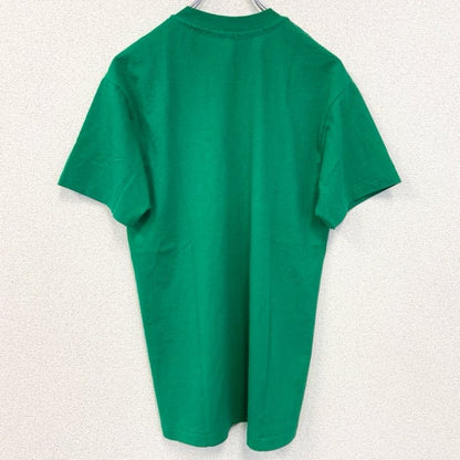 古着 used　90s　Hanes ヘインズ　半袖プリントTシャツ　クルーネック　ヴィンテージ　シングルステッチ　緑　XLサイズ