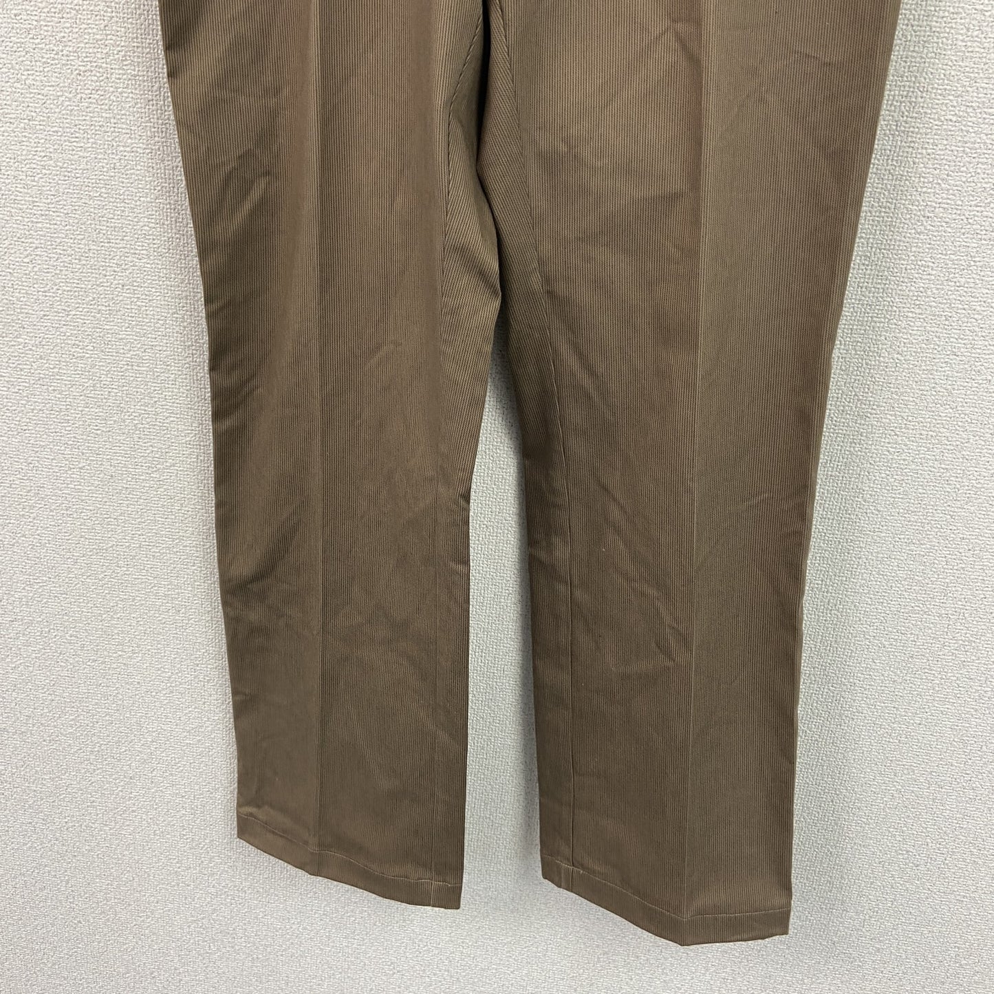 Eddie Bauer　エディーバウアー　チノパンツ　ジップフライ　茶色　ブラウン