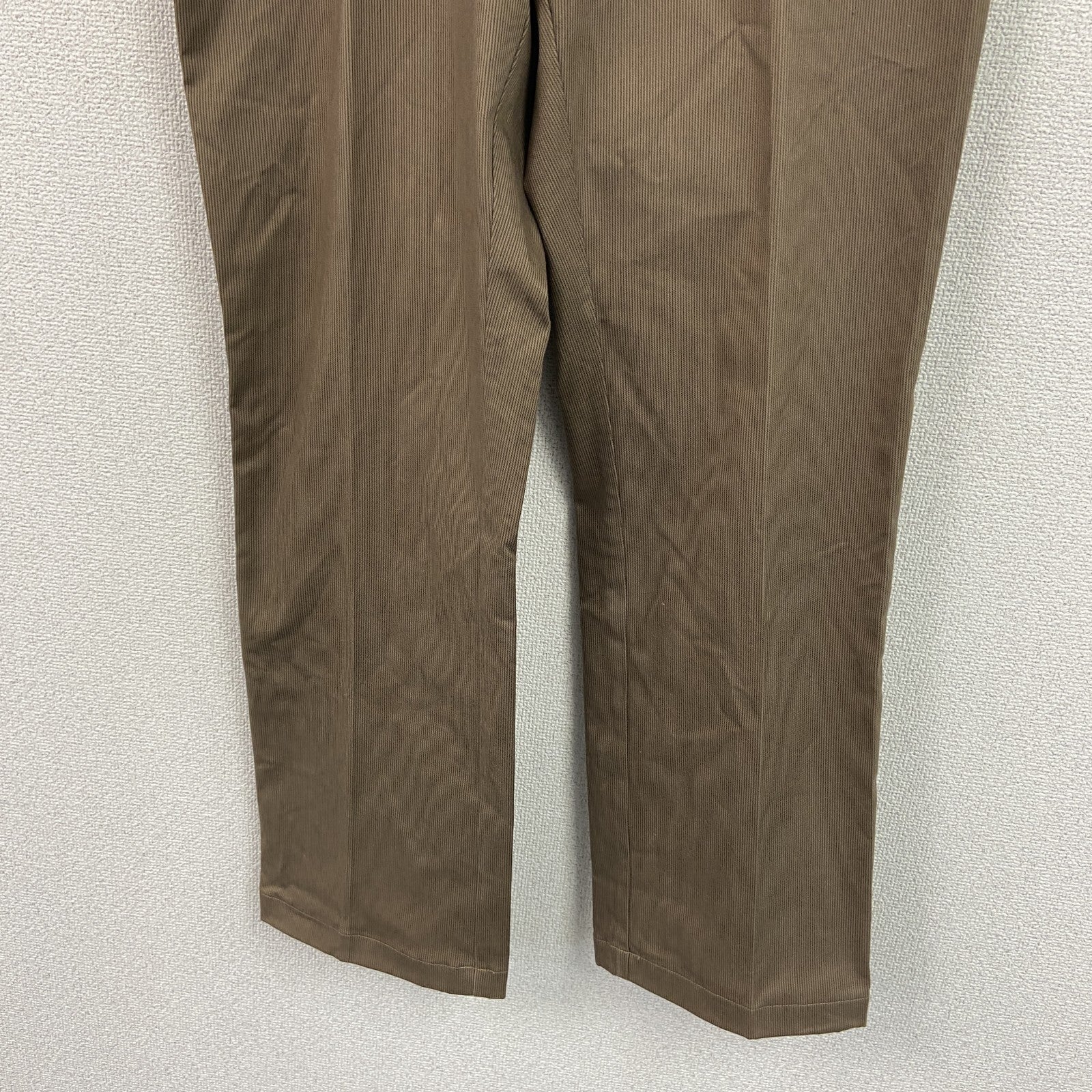 Eddie Bauer　エディーバウアー　チノパンツ　ジップフライ　茶色　ブラウン