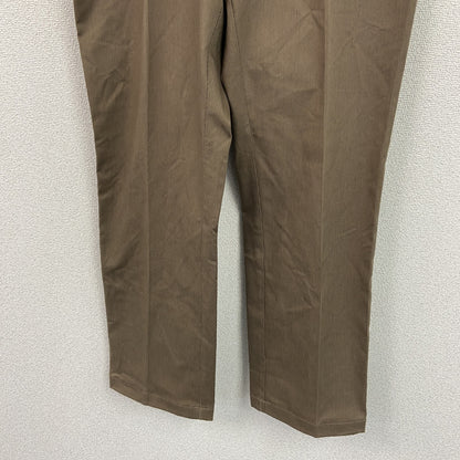 Eddie Bauer　エディーバウアー　チノパンツ　ジップフライ　茶色　ブラウン
