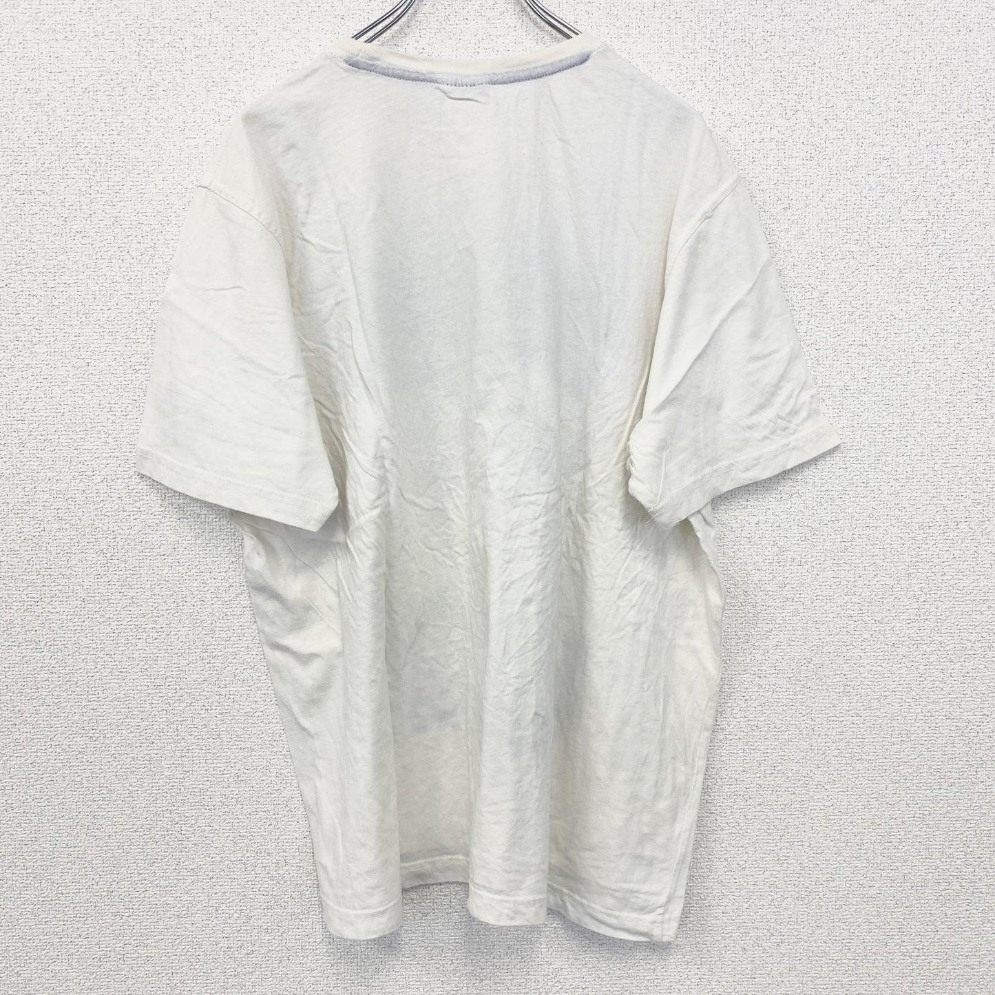 古着 used　半袖プリントTシャツ　白　ホワイト　カリビアンコースト　サーフィン　海岸　レトロデザイン　XLサイズ