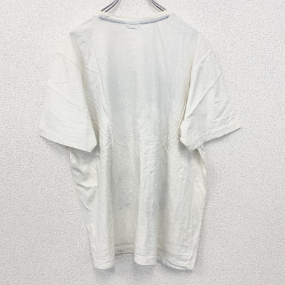 古着 used　半袖プリントTシャツ　白　ホワイト　カリビアンコースト　サーフィン　海岸　レトロデザイン　XLサイズ