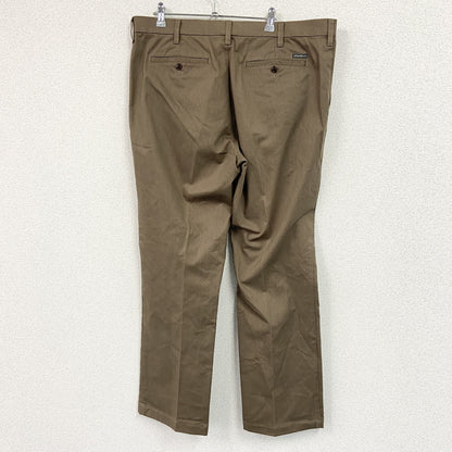 Eddie Bauer　エディーバウアー　チノパンツ　ジップフライ　茶色　ブラウン