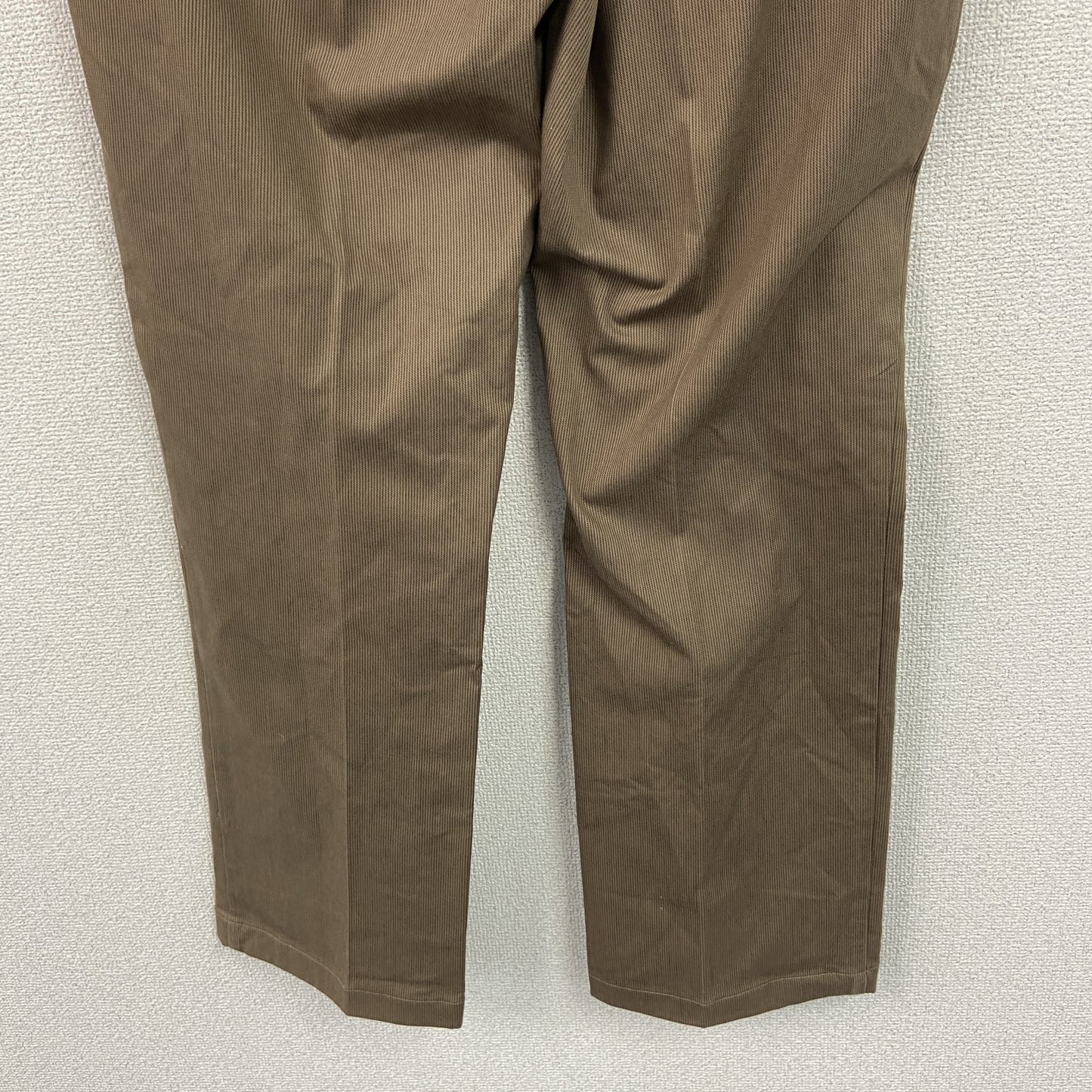 Eddie Bauer　エディーバウアー　チノパンツ　ジップフライ　茶色　ブラウン