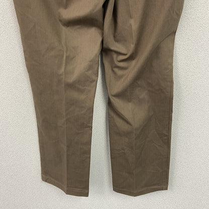 Eddie Bauer　エディーバウアー　チノパンツ　ジップフライ　茶色　ブラウン