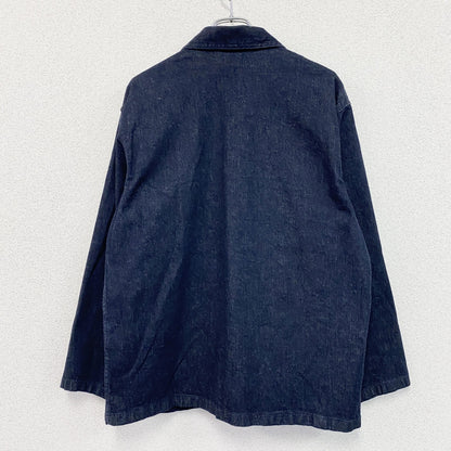 UNIQLO　ユニクロ　ユーティリティジャケット　デニムジャケット/Gジャン　3つポケット　デカポケット　インディゴ　Mサイズ