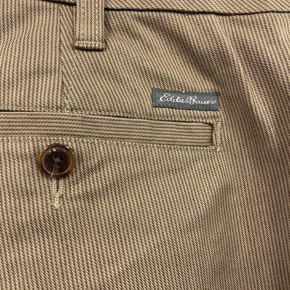 Eddie Bauer　エディーバウアー　チノパンツ　ジップフライ　茶色　ブラウン