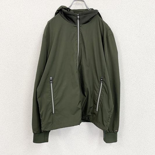 TOMMY HILFIGER　トミーヒルフィガー　フルジップジャケット　カーキ　XLサイズ