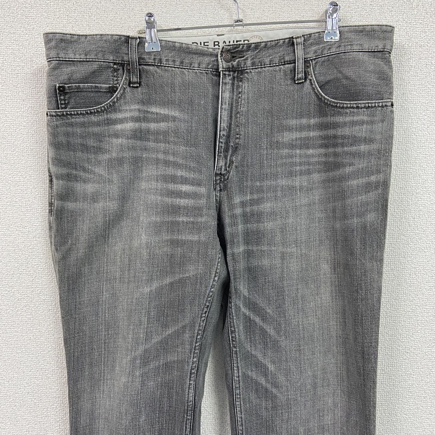 Eddie Bauer　エディーバウアー　PREMIUM DENIM　デニムパンツ/ジーンズ　ジップフライ　灰色　グレー