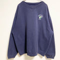 ～90s　GEAR FOR SPORTS　スウェット/トレーナー　ワンポイント刺繡　学校　ネイビー　XLサイズ