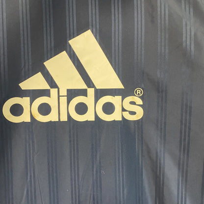 adidas　アディダス　ベンチコート　中綿入り　青　ブルー　Lサイズ