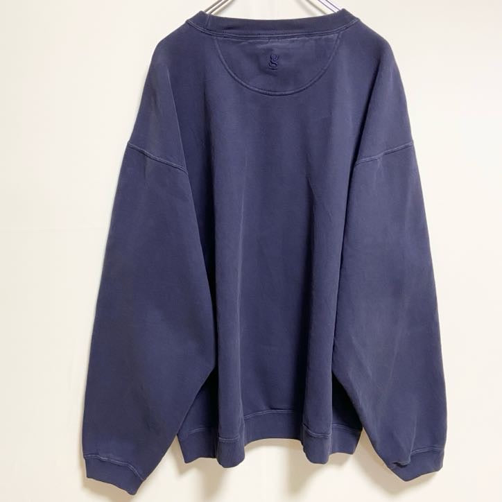 ～90s　GEAR FOR SPORTS　スウェット/トレーナー　ワンポイント刺繡　学校　ネイビー　XLサイズ