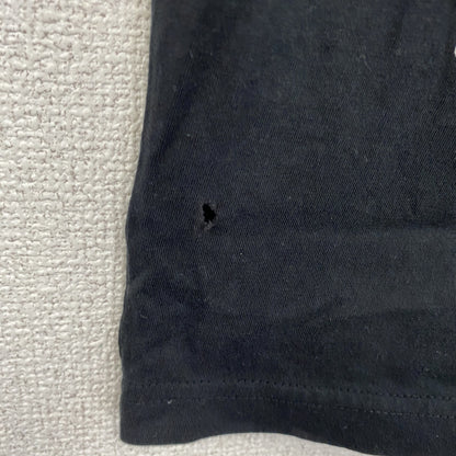 Angelo Litrico　半袖プリントTシャツ　黒　ブラック