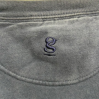 ～90s　GEAR FOR SPORTS　スウェット/トレーナー　ワンポイント刺繡　学校　ネイビー　XLサイズ