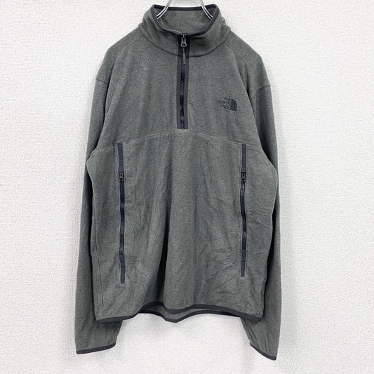 THE NORTH FACE　ザ・ノースフェイス　ハーフジップフリースジャケット/ボアジャケット　灰色　グレー　Lサイズ