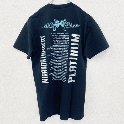 古着 used　GILDAN　半袖プリントTシャツ　音楽　ミランダランバード　レトロデザイン　クルーネック　Mサイズ