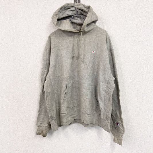 Champion　チャンピオン　リバースウィーブ　スウェットパーカー/フーディー　灰色　グレー　Lサイズ