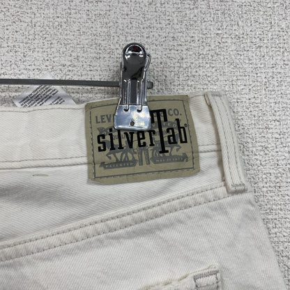 Levi’ｓ　リーバイス　silver Tab　94 BAGGY　デニムパンツ/ダメージジーンズ　ホワイト　W32サイズ