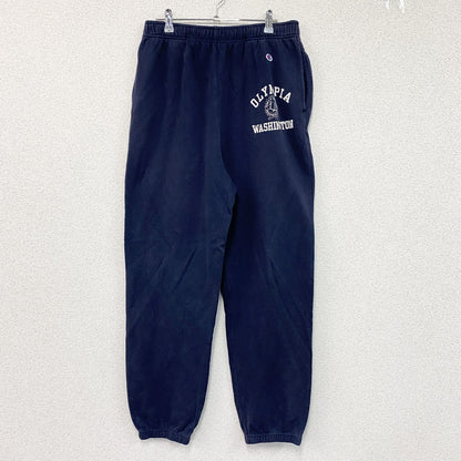 Champion　チャンピオン　スウェットパンツ　アーチプリント　3連プリント　トリコタグ　復刻　紺　ネイビー　Lサイズ
