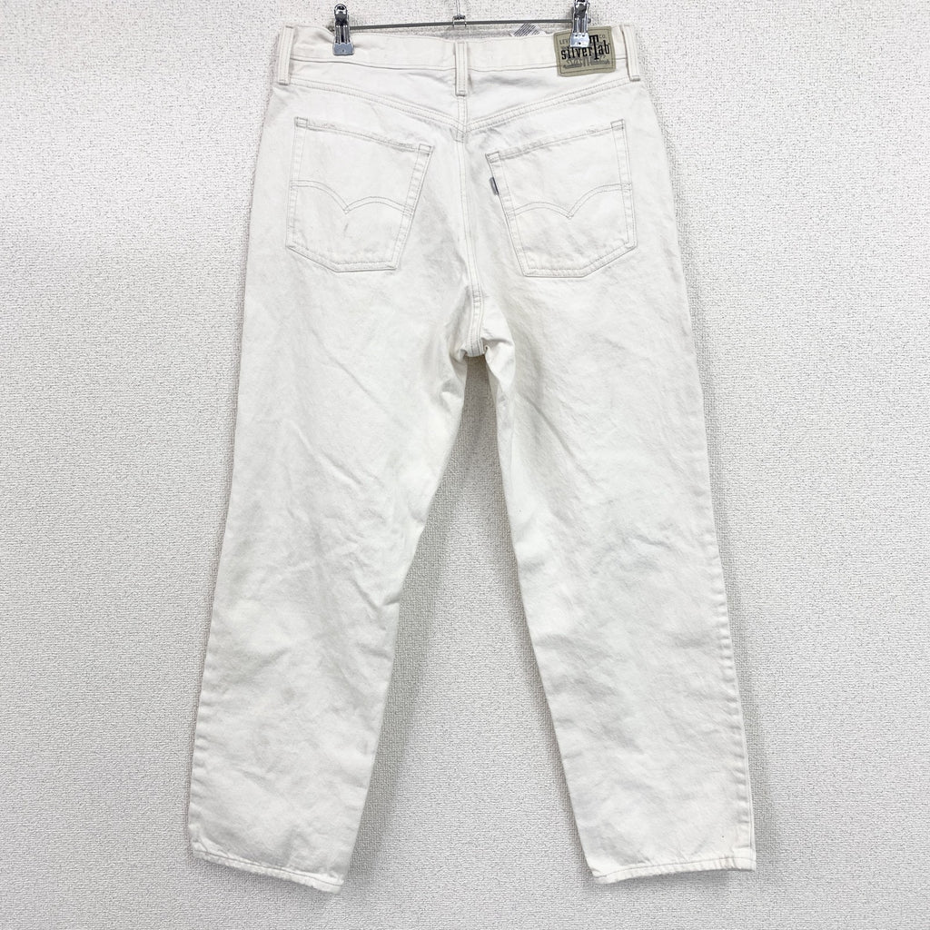 Levi’ｓ　リーバイス　silver Tab　94 BAGGY　デニムパンツ/ダメージジーンズ　ホワイト　W32サイズ